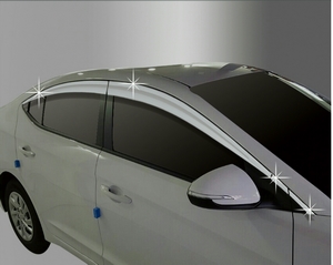 Hyundai Elantra AD на новый кузов дефлектора хром 4+4 partID:7398qw - Автоаксессуары и тюнинг