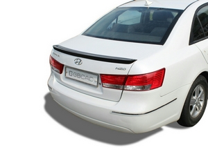 Hyundai Sonata nf 2004 - 2010  спойлер на крышку багажника цвет черный крашенный - Автоаксессуары и тюнинг