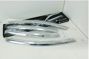 Hyundai Sonata YF 2010 - 2014  комплект дефлекторов на окна хромированные - Автоаксессуары и тюнинг