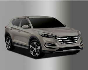 Hyundai Tucson 2016 накладки на решетки хром partID:4908qw - Автоаксессуары и тюнинг
