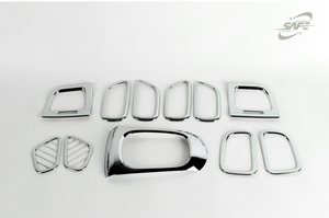 Kia Rio накладки на салон хром - Автоаксессуары и тюнинг
