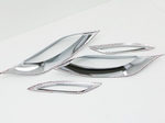 Молдинги противотуманных фар (перед.+задн.) Hyundai Sonata YF 2010 по 2013