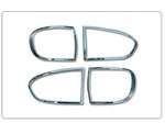 Молдинги задних фонарей Hyundai Starex (2004-2007) хромированные оконтовки Старекс 1