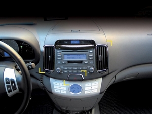 Накладки для салона под карбон Hyundai Elantra HD 2006-2010 - Автоаксессуары и тюнинг