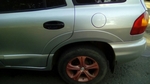 Накладки на арки колес серые Hyundai Santa Fe 2001-2006  / в комплекте 6 накладок