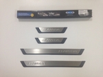Накладка на решетку радиатора. нерж. Hyundai Elantra 2011 по 2014