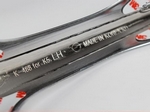 Накладки на ручки дверей хром с карбон вставкой Kia Optima (2010 по 2016) / Kia K5