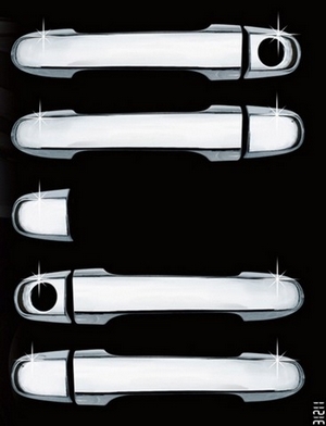 Накладки на ручки дверей хромированные Hyundai Elantra HD (2006-2010) - Автоаксессуары и тюнинг