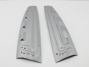 Накладки на задние стойки хромированные Hyundai Grand Starex H-1 (2007 по н.в.) partID:6812qw - Автоаксессуары и тюнинг