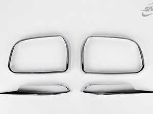 Окантовка зеркал Hyundai Tucson (2004-2009) Тусан 1 поколение - Автоаксессуары и тюнинг