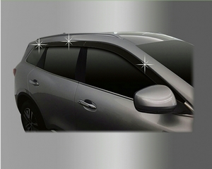 Renault Koleos дефлекторы на окна из 6 штук auto clover  korea - Автоаксессуары и тюнинг