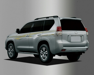 Toyota Prado накладка на задний бампер хром пластик 2009-2012 - Автоаксессуары и тюнинг