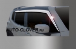 Дефлекторы хомированные на боковые окна Jeep Renegade