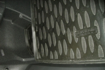 Коврик в багажник Citroen C4 II седан полиуретан с 2-мя карманами