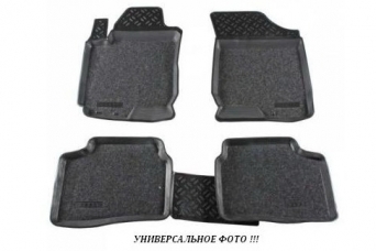 Коврики в салон Hyundai Creta полиуретан + ворс черные