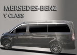 Дефлекторы хром на окна Mersedes benz V class (8шт.)