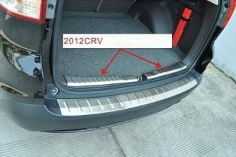 Накладка на порог багажника Honda CRV IV нержавеющая сталь
