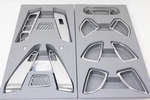 Накладки для салона хромированные Autoclover (кондиционер) - Hyundai ix35 2009-2015