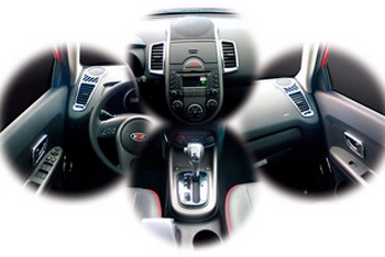 Накладки для салона хромированные Kyoungdong - KIA Soul I 2009-2013 - Автоаксессуары и тюнинг