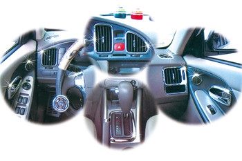 Накладки для салона хромированные KyoungDong - Hyundai Elantra III 2000-2005 ТагАЗ - Автоаксессуары и тюнинг