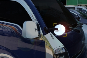 Хром накладка на переднее дополнительное зеркало Kia Bongo III - Автоаксессуары и тюнинг