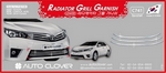 Накладки хромированные на решетку радиатора (низ) Autoclover - Toyota Corolla 2013-2019
