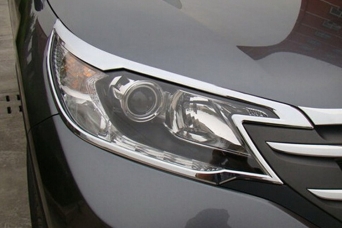 Накладки на фары Honda CRV IV хромированные partID:15102qw