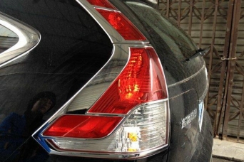 Накладки на фонари Honda CRV IV хромированные