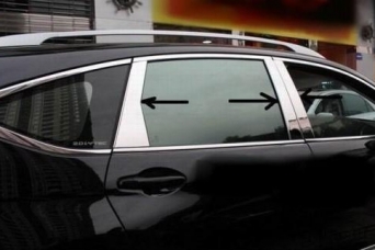 Накладки на стойки дверей Honda CRV IV нержавеющая сталь