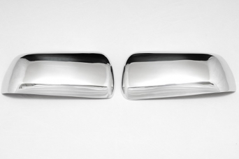 Накладки на зеркала Mitsubishi Lancer X нержавеющая сталь
