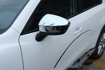 Накладки на зеркала заднего вида Mazda CX-5 I хромированные