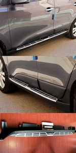 Пороги боковые Mobis Style OEM-Tuning - Hyundai ix35 2009-2015