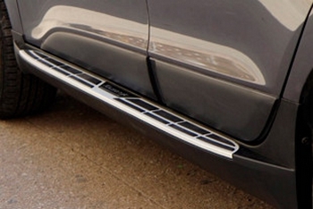 Пороги боковые Mobis Style OEM-Tuning - Hyundai ix35 2009-2015 - Автоаксессуары и тюнинг