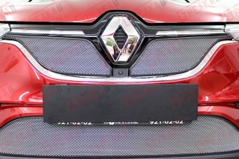 Рамки защиты радиатора Renault Arkana верхние std хром