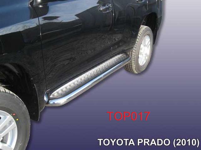 (TOP017) Пороги с листом ф76 Toyota LC Prado 150 New 2009