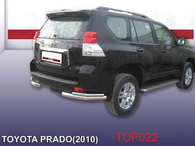 (TOP022) Уголки двойные ф76+ф42 Toyota LC Prado 150 New 2009