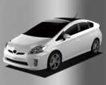 Хромированные дефлекторы Toyota Prius 2012-15