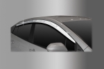 Дефлекторы затемненные дверные Toyota Prius 2016 4шт.