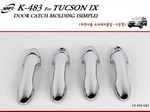 Хромированные накладки на ручки дверей Hyundai IX 35 (айикс 35) partID:1595gt
