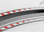 Хромированные накладки на колесные арки Kia Cerato 2012-2016 (K3) partID:1821qw