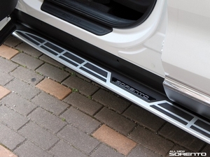 Боковые подножки Kia All New Sorento 2015 (Prime) - Автоаксессуары и тюнинг