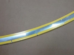 Накладка на задний бампер с загибом профилированная Kia Sorento R 2013 по н.в. (ALU-FROST) partID:2101qw