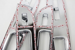 Хромированные накладки панелей салона  Kia Sorento II R 2012 2013 2014 2015
