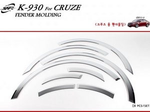 Накладки на колесные арки Chevrolet Cruze Sedan/Hatchback 2011 по 2015 partID:271qu - Автоаксессуары и тюнинг