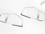 Хромированные накладки на задние фонари Chevrolet Orlando 2012 2013 2014 2015 partID:581qw