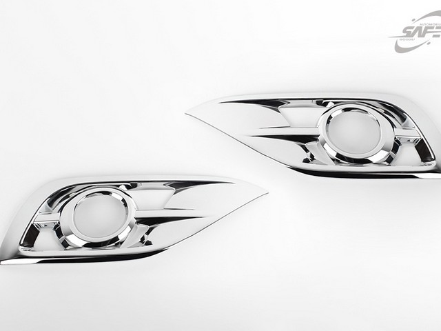 Молдинги противотуманных фар хром Honda CR-V 2012 по н.в. D924