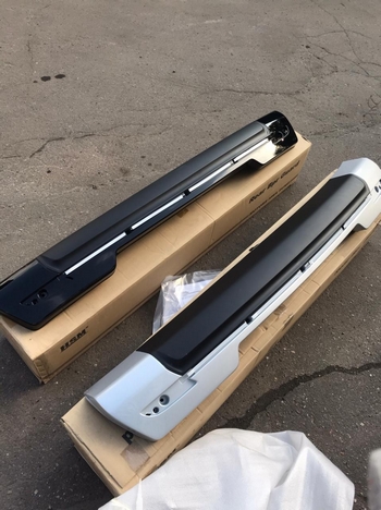 Защитная накладка на задний бампер HSM - Hyundai Grand Starex (H-1) 2007-2025 nik-002