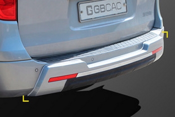 Защитная накладка на задний бампер Kyoungdong - Hyundai Grand Starex (H-1) 2007-2025 - Автоаксессуары и тюнинг