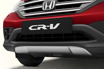 Защиты бамперов Honda CRV IV V=2.0 2012-2015 пластик